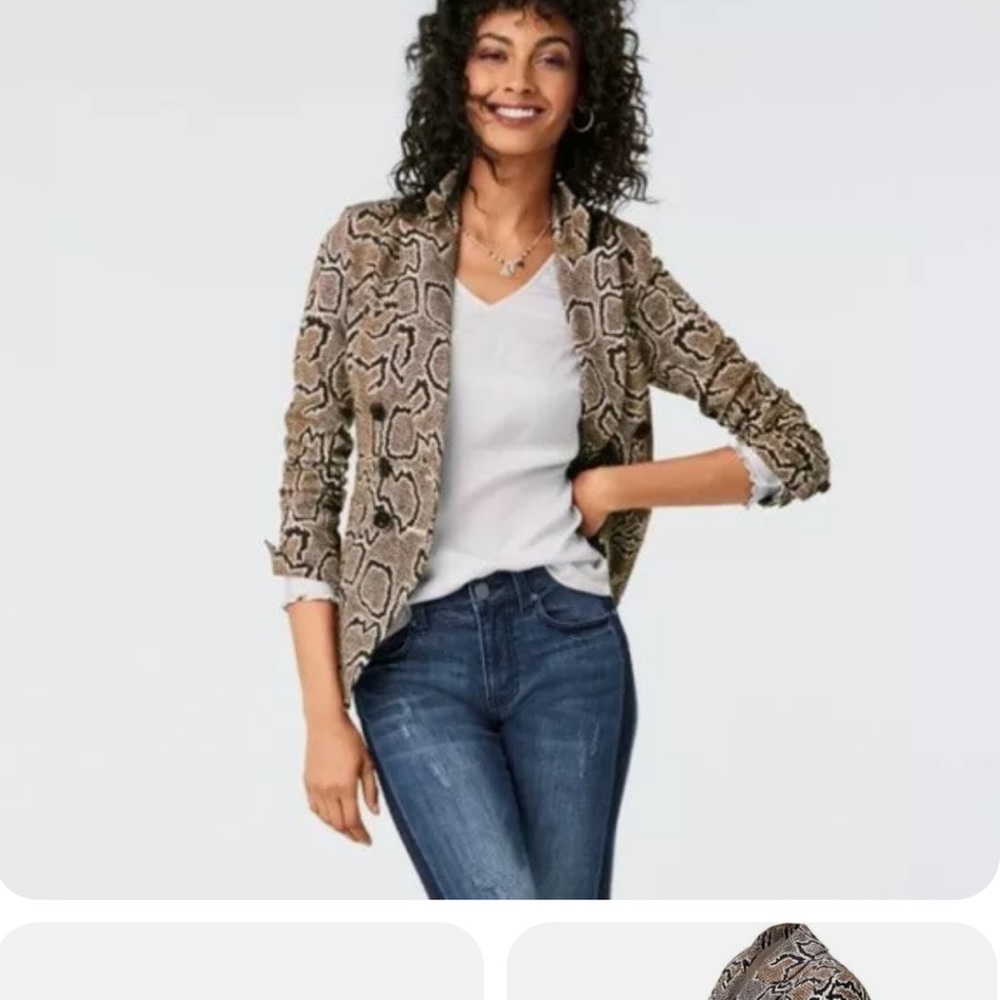 Cabi | Python Jacket Blazer Snake Print Style 3733 - image 6